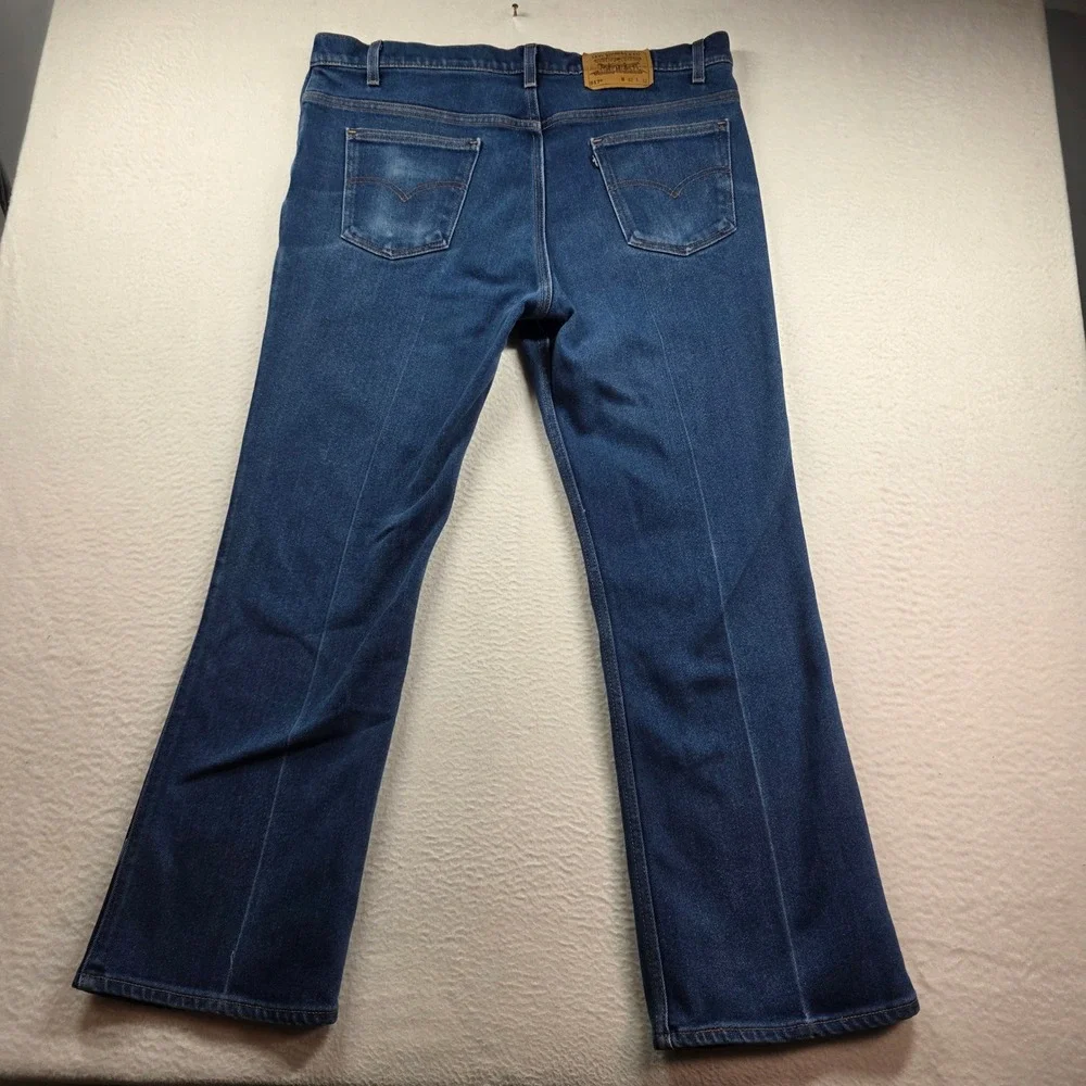 Levi's 517 Jeans Mens 42x32 Blue Bootcut Vintage‎ Made in USA Cotton Blend